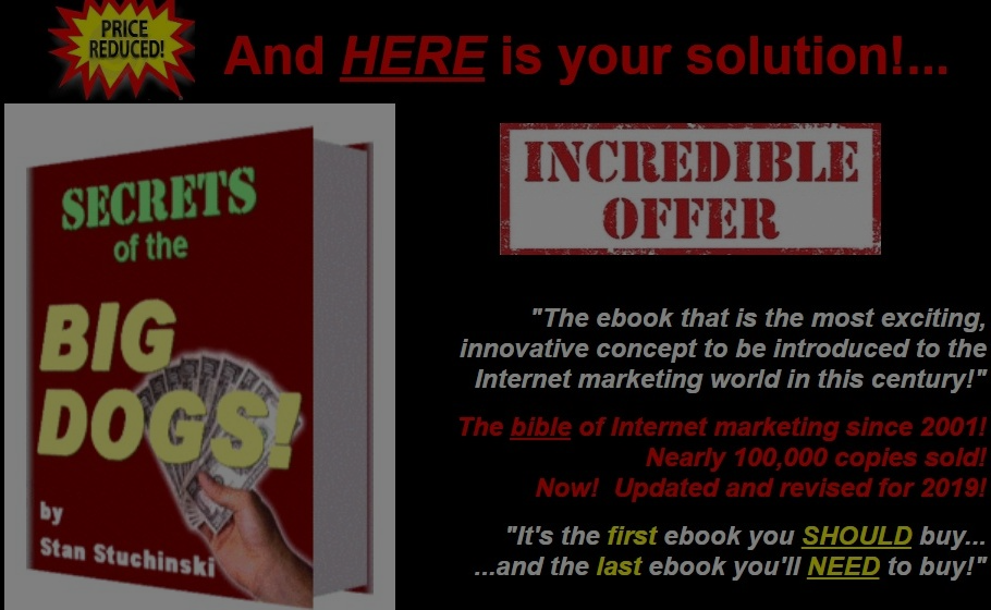 Secrets of the Big Dogs: The Ultimate Guide to Internet Marketing Success